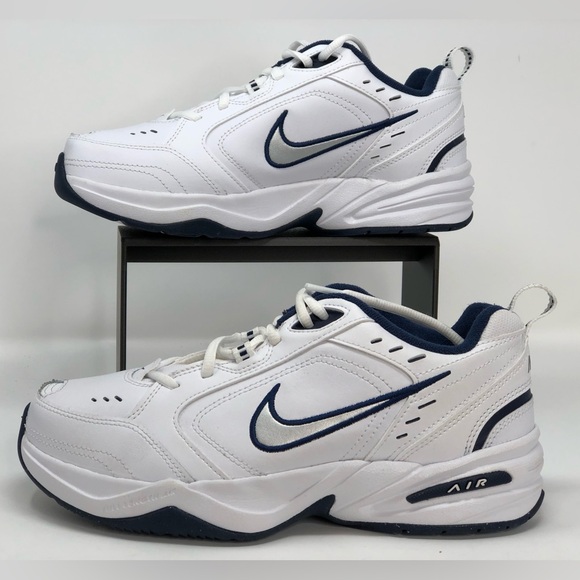 Nike Other - Nike Air Monarch IV 4E Wide 416355-102 Midnight Navy White Silver - Size 7